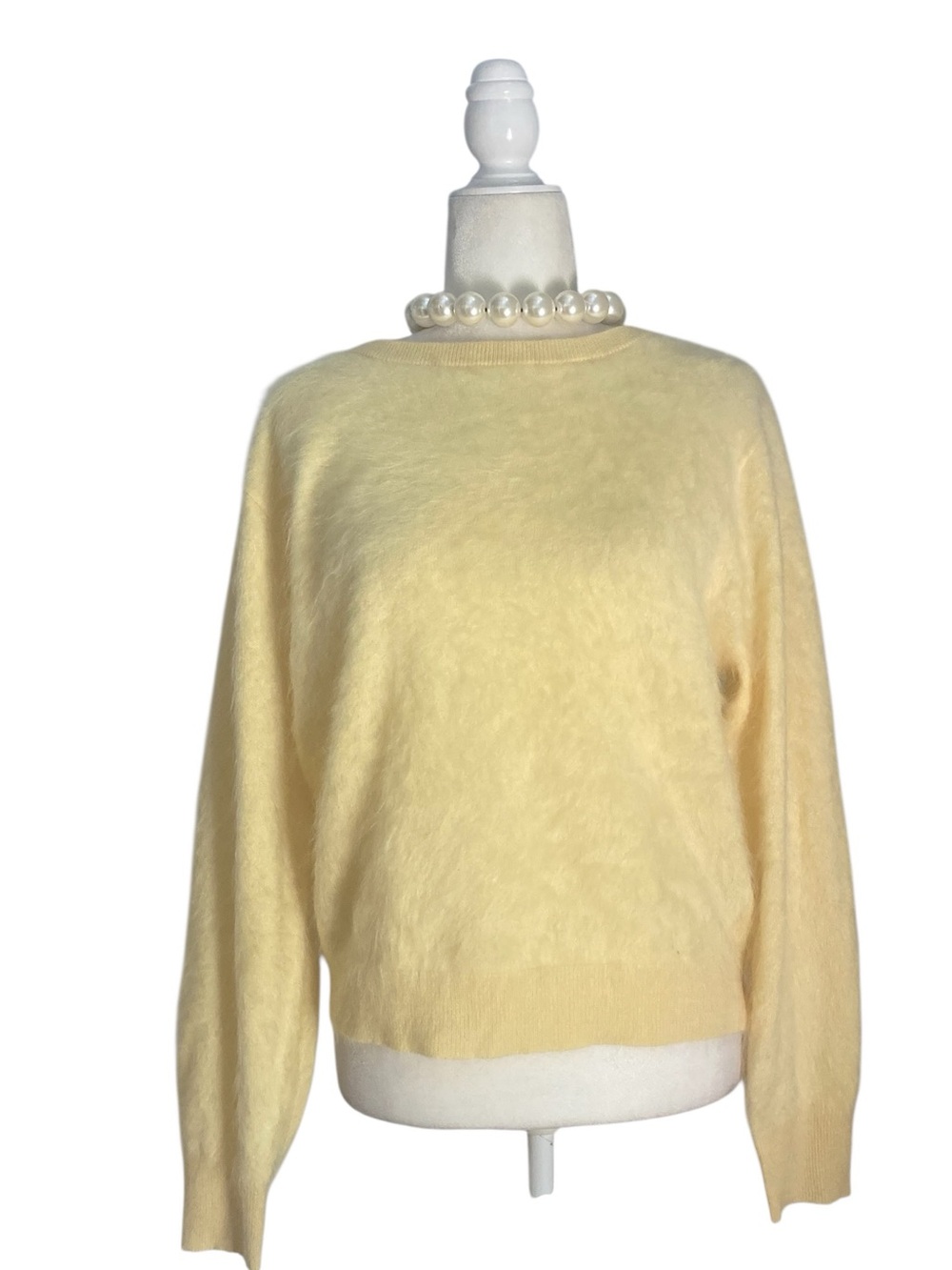 J. Crew Brushed Cashmere Relaxed-fit Reversible Cardigan Sweater NWT Yellow - Picture 5 of 12